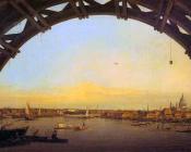 卡纳莱托 : London, Seen through an Arch of Westminster Bridge